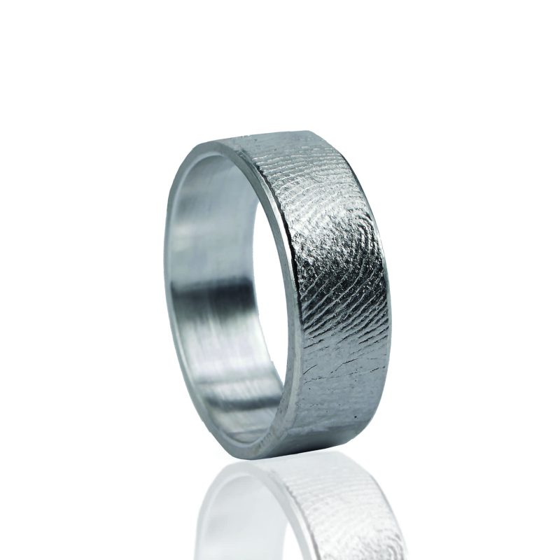 Bague empreinte digitale - Argent Sterling