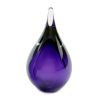 Urne animalière - Goutte givrée Empreinte de patte | Petit 50 ml