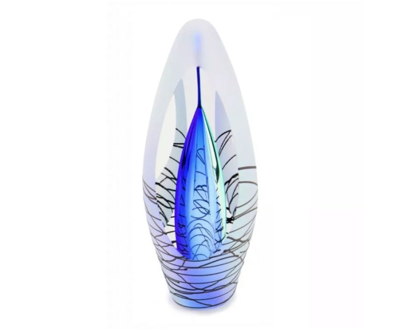 Urne en verre - Premium A Line Spirit | 70 ml | Cracked Blue