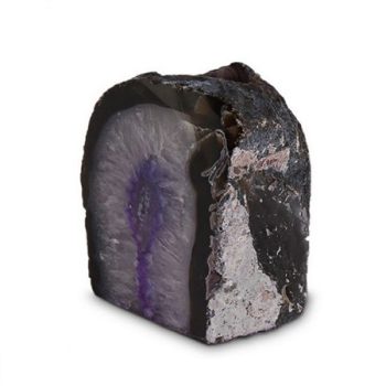 Urne en pierre naturelle - Lampe à réchaud Agate | 20 ml | Violet