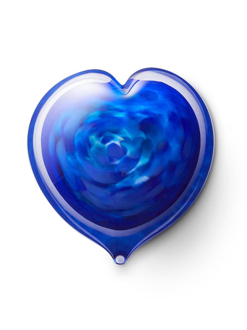Urn Heart - Memory Line Heart | Medium 50 ml | Opaque Blue