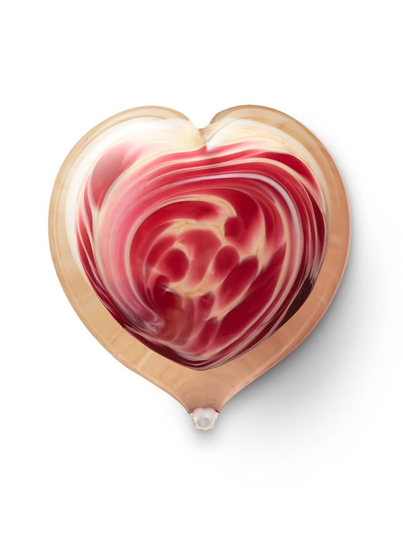 Urn Heart - Memory Line Heart | Medium 50 ml | Opaque Pink Beige