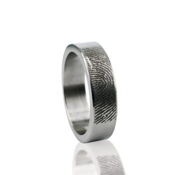 Bague pour empreintes digitales - en titane