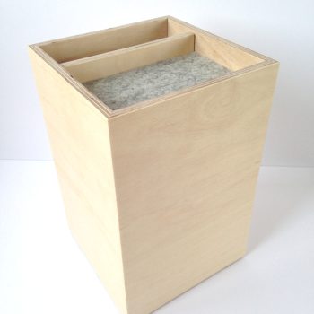Urne en bois - en contreplaqué de bouleau - avec insertion de 3,5 litres
