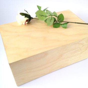 Urne en bois - en bouleau | contreplaqué rectangle | 3,5 litres