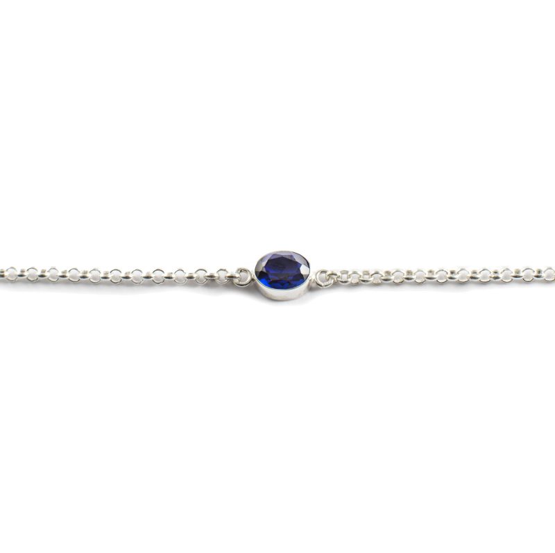 Bracelet - avec Chambre à Axe Ouvert ou Fermé | et Saphir