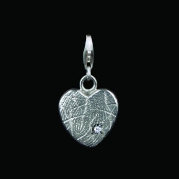 Pendentif en argent avec impression