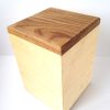 Urne en bois - en bouleau | contreplaqué | avec couvercle | 3,5 litres