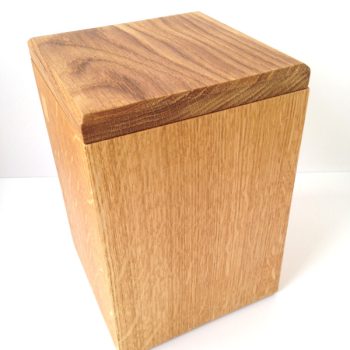 Urne en bois - en chêne | avec couvercle | 3,5 litres