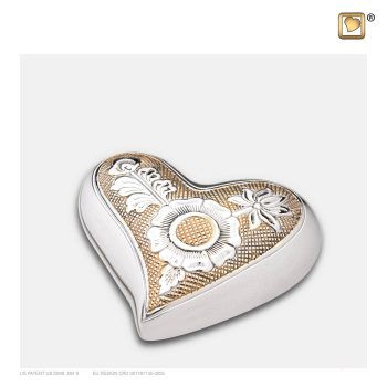 Urne souvenir en forme de coeur