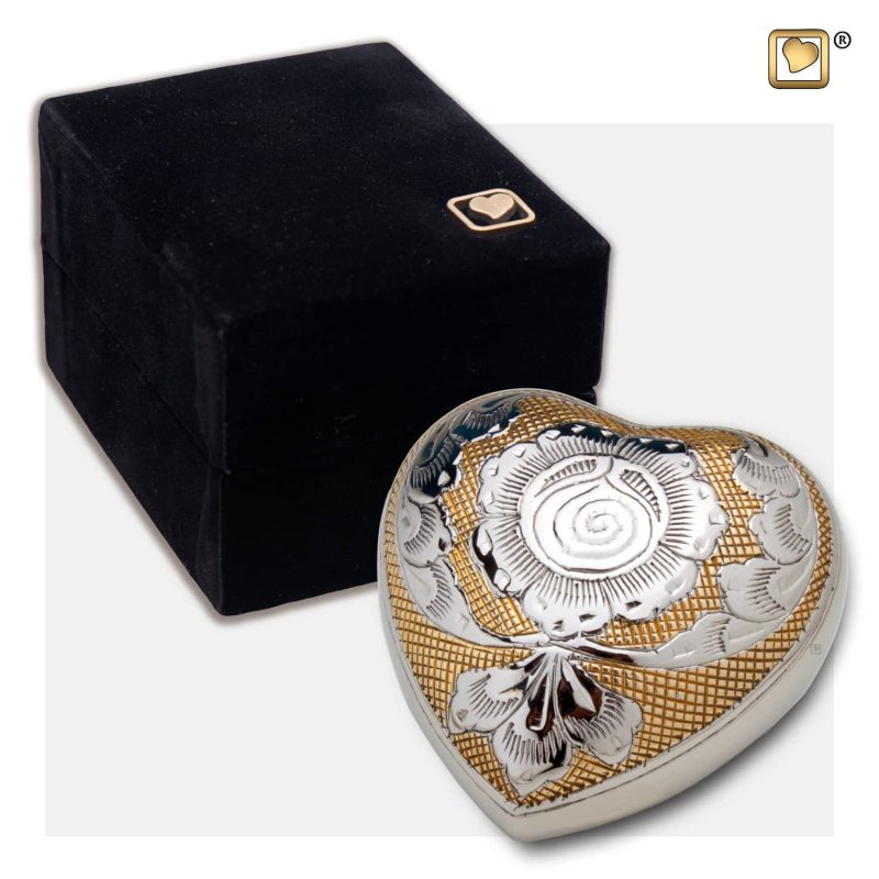 Urne souvenir en forme de coeur Petit