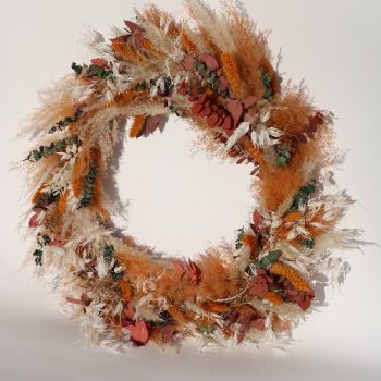 Arrangement funéraire - à partir de fleurs séchées | dans des tons colorés acheter