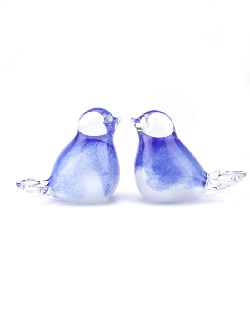Urne Oiseau - Ligne Memorie | 30 ml | Bleu Blanc