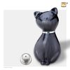 Urne kat - PrincessCat Swarovski | 0,70 litre Pearl | midnight Brushed pewter