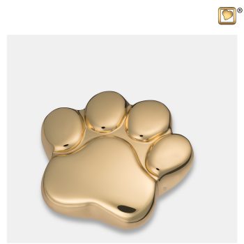 Urne funéraire - LovePaw | 0,055 litre | Or poli | Mini