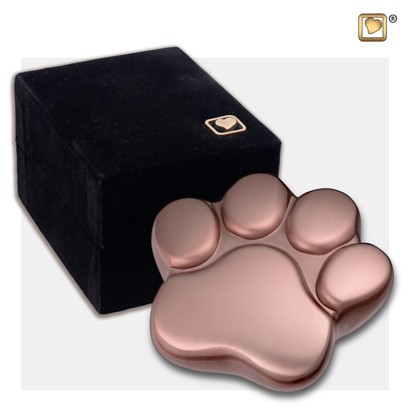 Urne funéraire - LovePaw | 0,055 litre | Or brossé | Mini