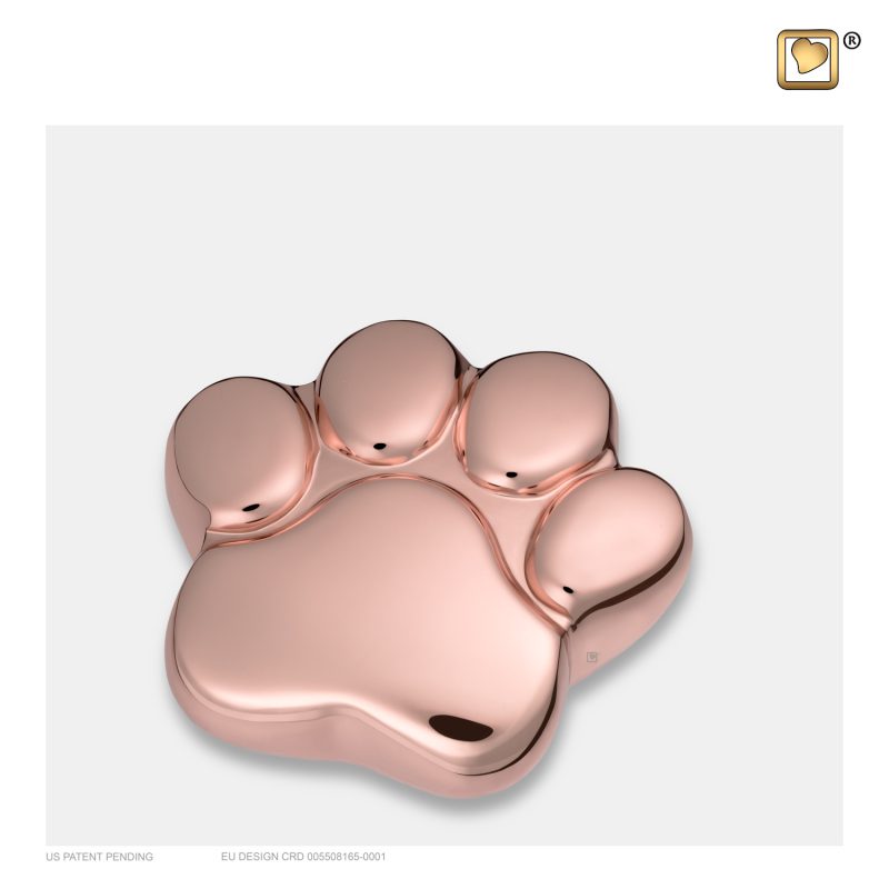 Urne funéraire - LovePaw | 0,055 litre | Or brossé | Mini