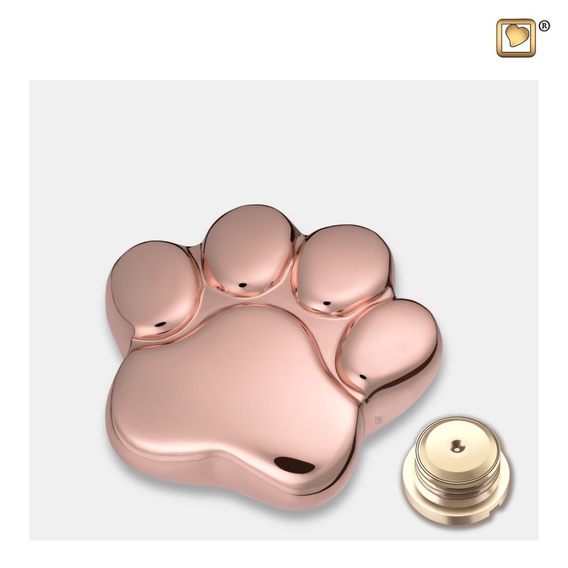 Urne funéraire - LovePaw | 0,055 litre | Or brossé | Mini