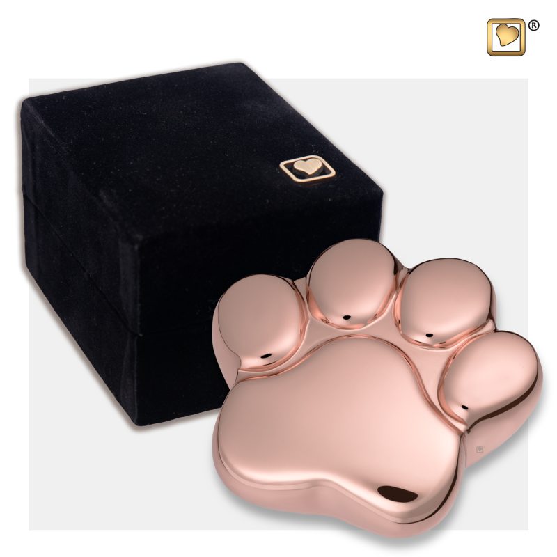 Urne funéraire - LovePaw | 0,055 litre | Or brossé | Mini