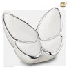 Urne vlinder - Wings of Hope | 3,20 liter Pearl | white Polished silver tint Large
