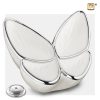Urne vlinder - Wings of Hope | 3,20 liter Pearl | white Polished silver tint Large