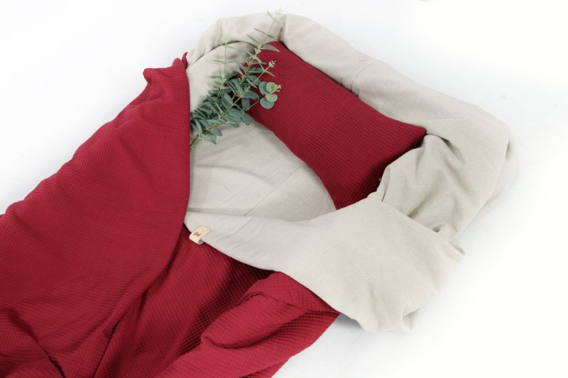 Linceul - rouge bordeaux | coton