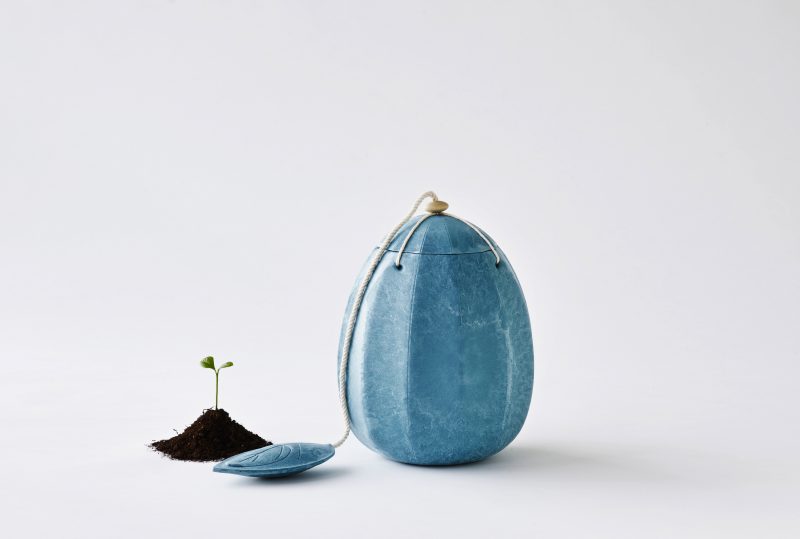 Urne biodégradable - Beyond Life | Turquoise