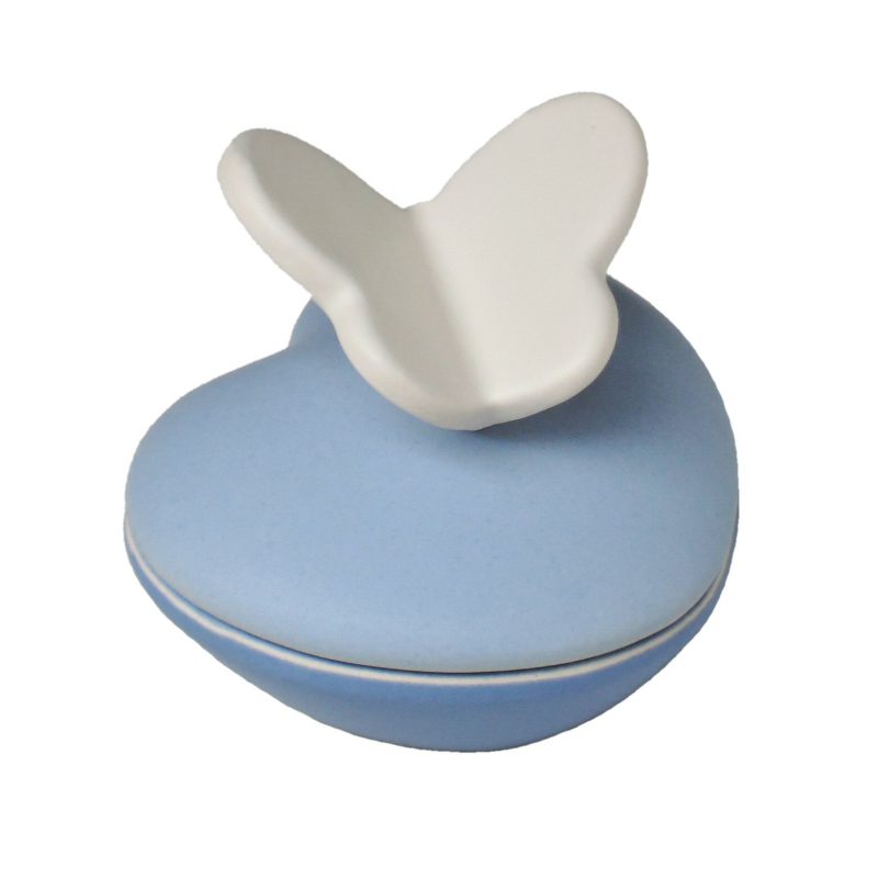 Mini urne - Coeur avec papillon | 0.012 litre