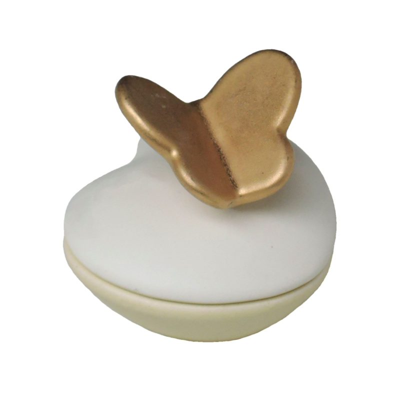 Mini urne - Coeur avec papillon | 0.012 litre