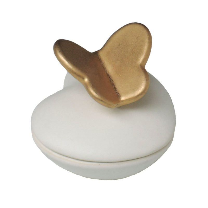 Mini urne - Coeur avec papillon | 0.012 litre