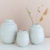 Mini urne - Urne en céramique | set de 150 ml et 650 ml avec vase assorti | différentes couleurs