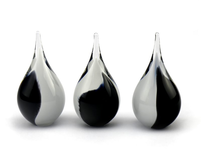 Memorie Line Drop - Small | 50 ml | Opaque Black White