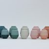 Mini urne - Urne en céramique | set de 150 ml et 650 ml avec vase assorti | différentes couleurs
