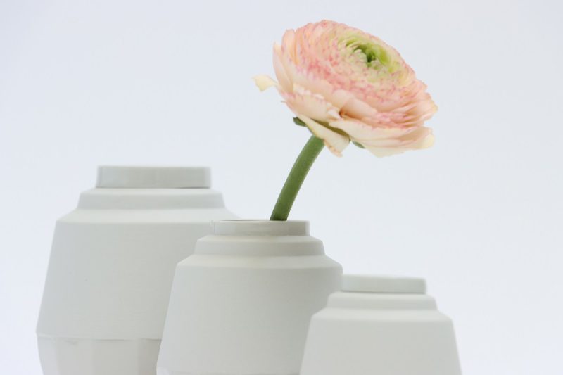 Mini urne - Urne en céramique | set de 150 ml et 650 ml avec vase assorti | différentes couleurs