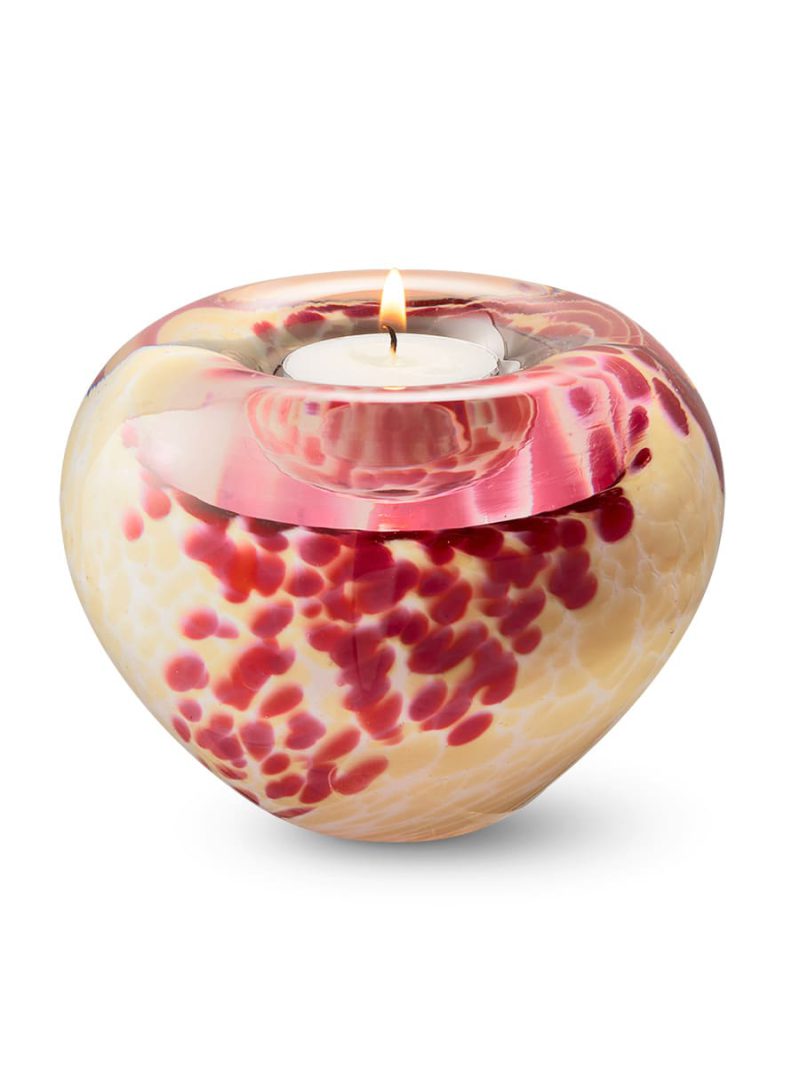 Urne avec bougie chauffe-plat - Premium A Line | 90 ml | Rose Beige
