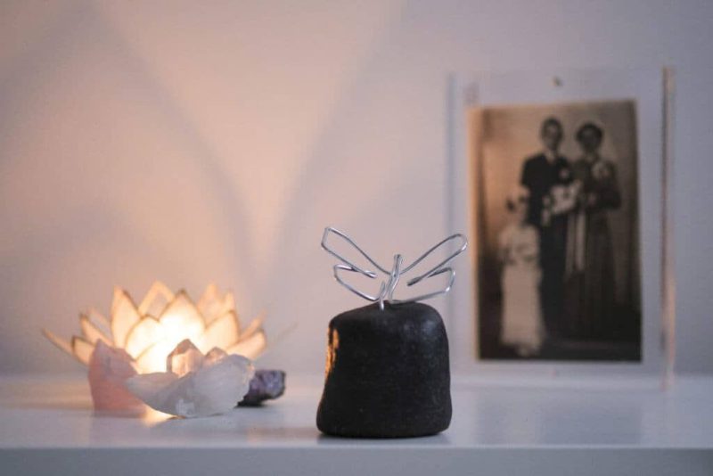 Mini urne - céramique Butterfly | 0.025 litre
