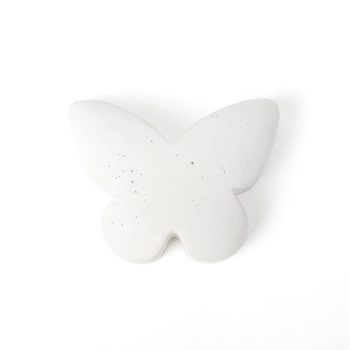 Pierre commémorative moyenne - Papillon | blanc