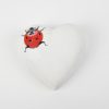 Set de peinture pierre commémorative - Heart medium | Peinture acrylique et pinceaux
