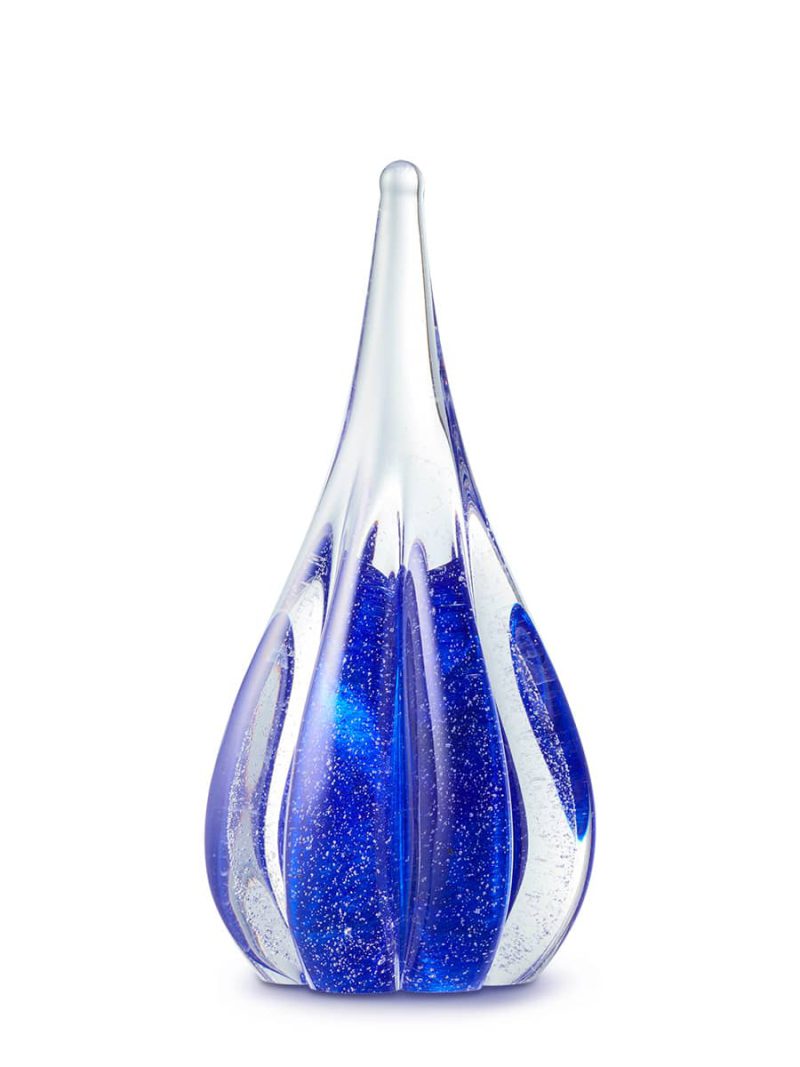 Urne en verre - Sparkle | 40 ml | Bleu
