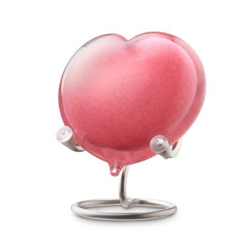 Urn Heart - Memory Line Pebble Heart | 20ml | Baby Pink