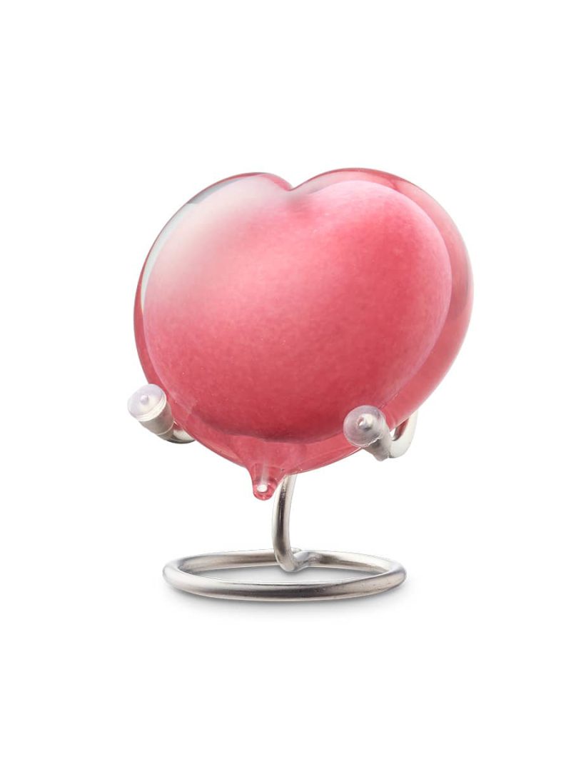 Urne Cat - Frosted Line | Heart | Small 20 ml