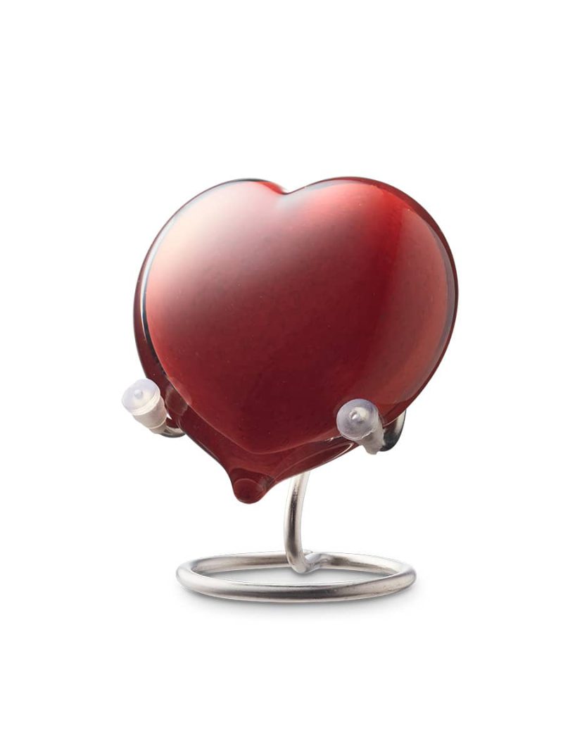 Urne Cat - Frosted Line | Heart | Small 20 ml