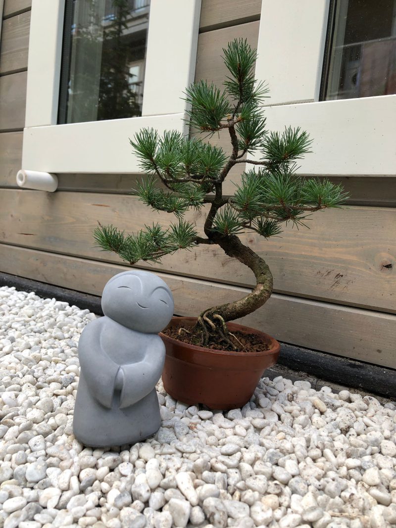 Figurine Jizo - grise | star child