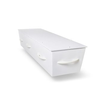 Cercueil funéraire - Essentiel Blanc | Matériaux écologiques