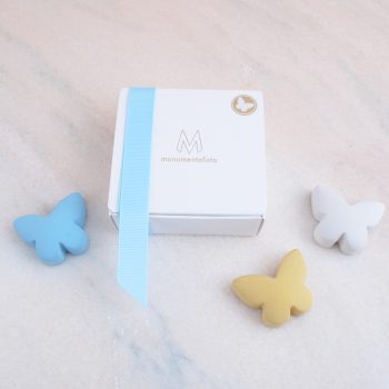 Pierre commémorative petit mélange - Papillon bleu | Edition limitée