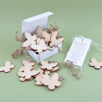 Marqueurs de mémoire - Bois | Papillons 20 pièces