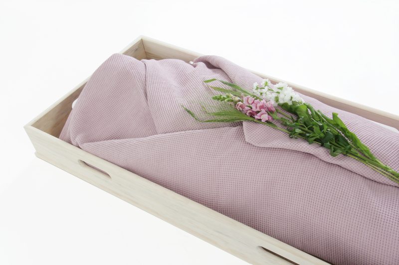Linceul - coton vieux rose