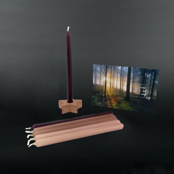 Cadeau de confort Parents Star - Bougie commémorative Concrète | XS Star