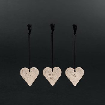 Coffret confort - Pendentifs symboliques en céramique | Mélange de coeurs