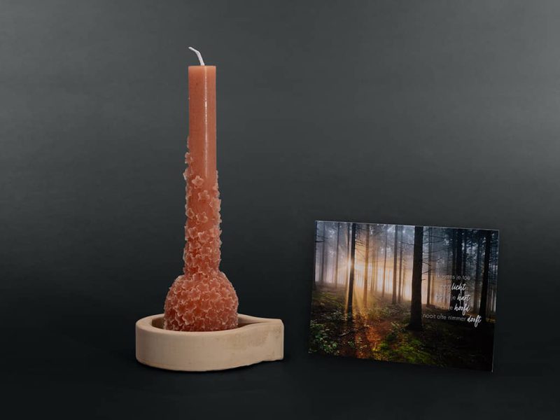 Boîte de réconfort - Herdenkingskaars | Bloemen